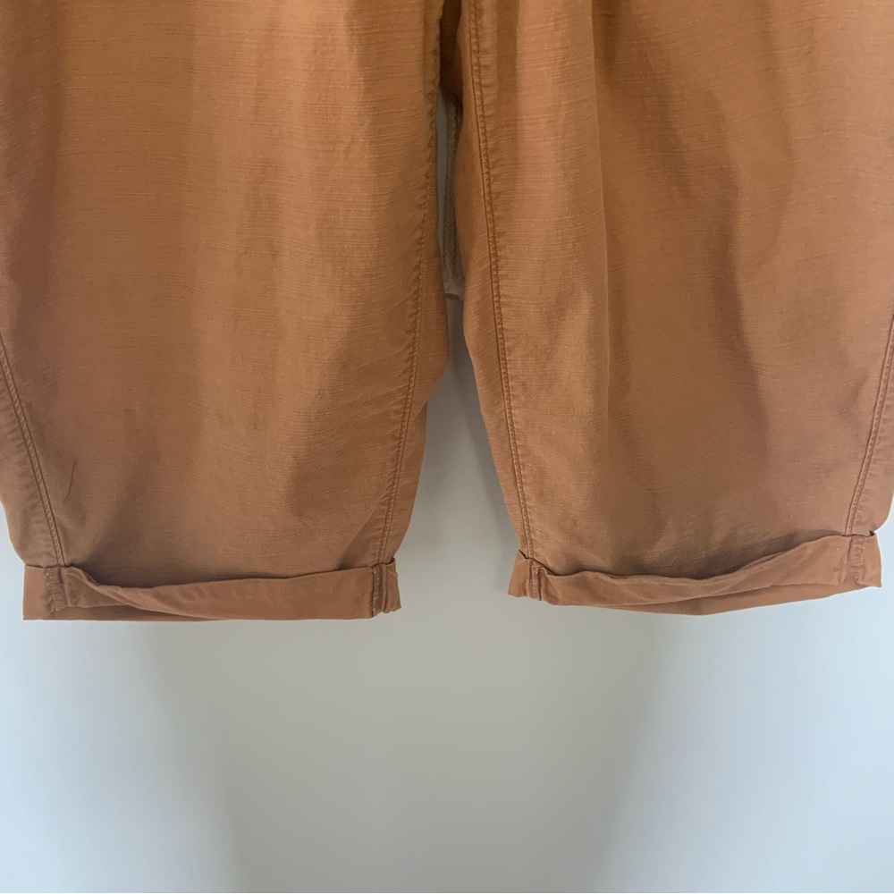 LANE BRYANT Softest Slub Boyfriend Capri Pant Mustard Gold Size 18/20 - Picture 6 of 10